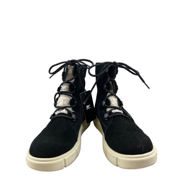 Sorel Explorer Joan III Women's Boots Waterproof Insulated Black Suede  8 NEW - Picture 3 of 10